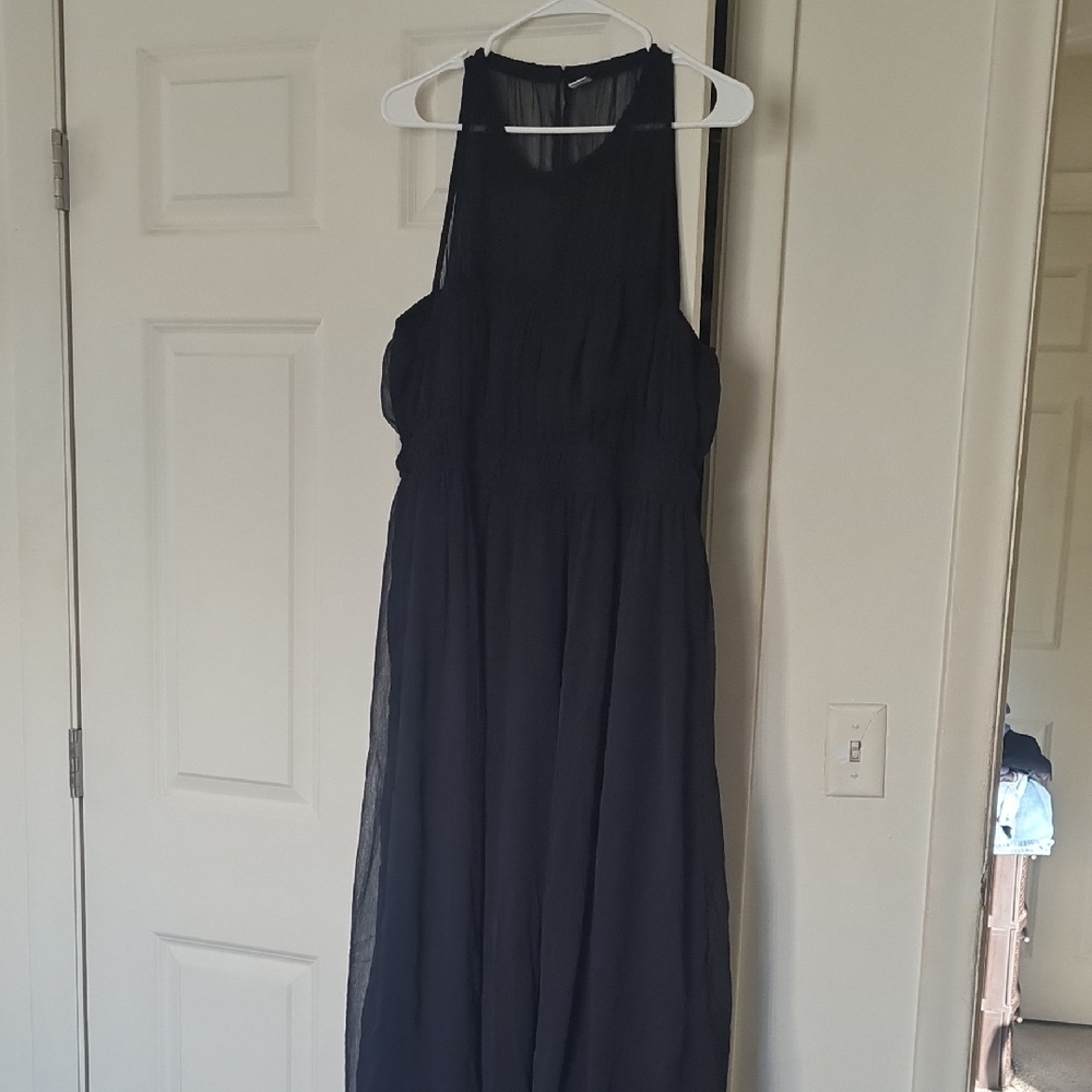 Old Navy Black Maxi Dress